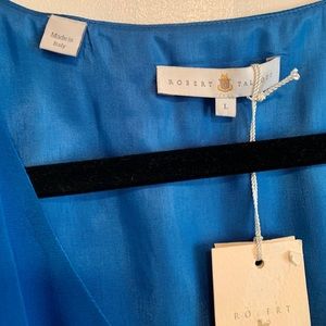 Robert Talbott silk blue dress- new with tags